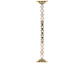 Bransoleta do smartwatcha GlacierX Zirconia Pearl Quatrefoil Chain Bracelet Gold do Apple Watch 38/40/41mm złoty