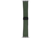 GlacierX Pasek Leather Magnetic Buckle Stone Green do Apple Watch 42/44/45/49mm Nefrytowy Zielony