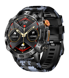 Neuer Smartwatch GlacierX Tactical Black Camo GX-TC59