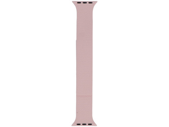 Pasek do smartwatcha GlacierX Silicone Smooth Grained Magnetic Dusty Pink do Apple Watch 38/40/41mm Różowy