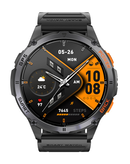 Smartwatch GlacierX Orb Black GX-OC67A