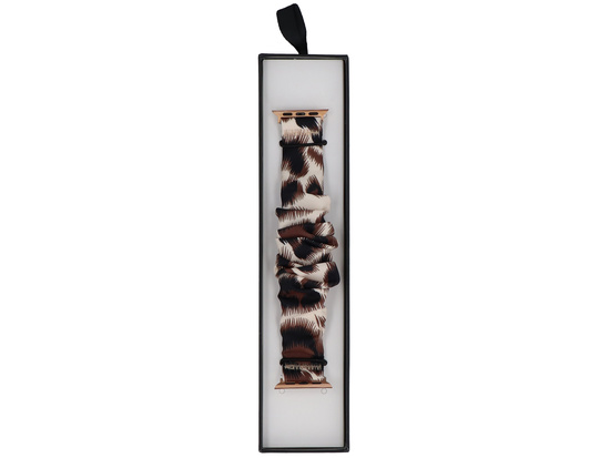 Pasek do smartwatcha GlacierX Stretch Cloudband Safari Brown do Apple Watch 38/40/41mm Brązowa