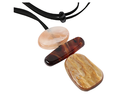 Naszyjnik Bohema Brązowy