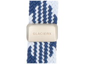 Pasek GlacierX Braided Magnetic Buckle Sea Wave do Apple Watch 38/40/41mm Niebiesko-biały