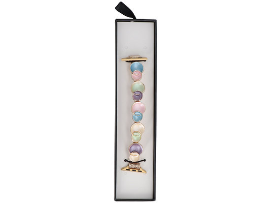 Bransoleta do smartwatcha GlacierX Gleam Bubbles Stretch Bracelet Cotton Candy do AW 38/40/41mm Wielokolorowa