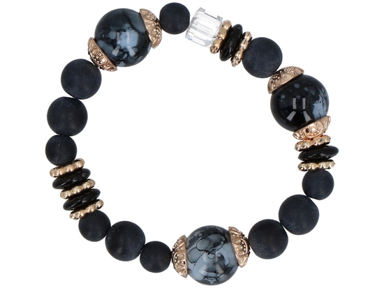 Charms-Armbänder Schwarz