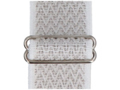 Pasek GlacierX Braided SlideLock Frost Gray do Apple Watch 38/40/41mm Biało-Szary