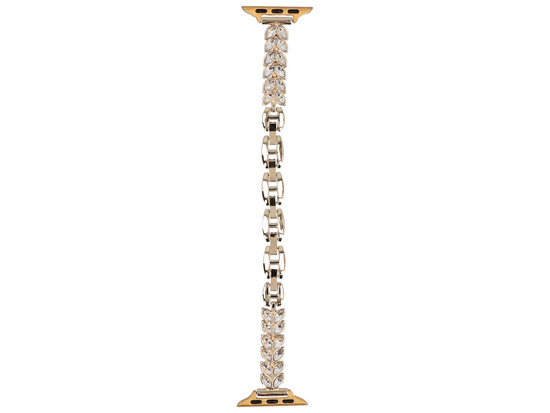 Bransoleta do smartwatcha GlacierX Zirconia Wings Chain Bracelet Gold do Apple Watch 38/40/41mm złoty