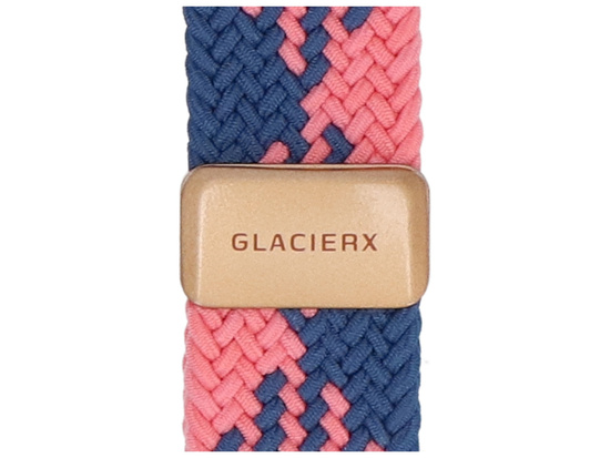 Pasek GlacierX Braided Magnetic Buckle Sweet Berries do Apple Watch 38/40/41mm Jagodowy