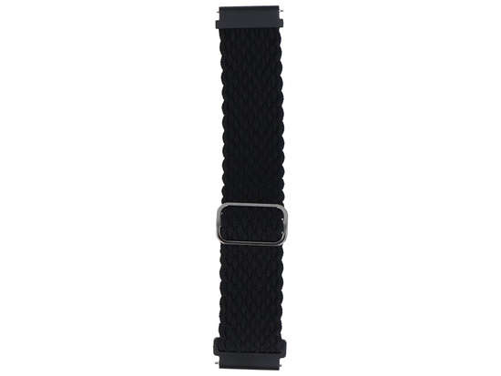 Pasek do smartwatcha GlacierX Slide Strap Nylon Black 22mm pleciony Czarny