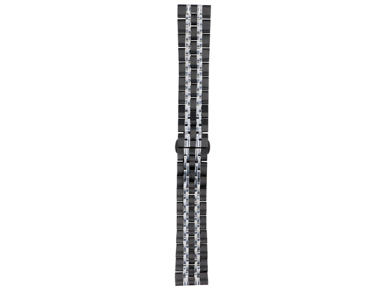 Neue Armband für die Smartwatch GlacierX Modern Bicolor Silber & Schwarz Silber + Schwarz 22mm