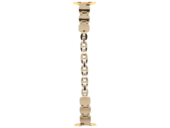 Neue Armbanduhr GlacierX Zirconia Chain Bracelet Gold für Apple Watch 38/40/41mm Farbe Gold