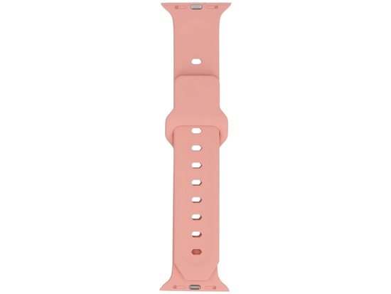 Pasek do smartwatcha GlacierX Silicone Wave Peachy Pink do Apple Watch 38/40/41mm Brzoskwiniowy Róż