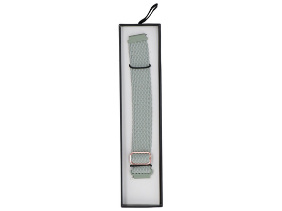 Pasek do smartwatcha GlacierX Slide Strap Nylon Sage Green 20mm Szałwiowy
