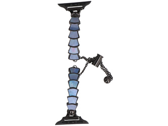 Bransoleta do smartwatcha GlacierX Slider Clasp Tidal Arc Bracelet Stormy Blue do Apple Watch 38/40/41mm Czarno-Niebieska