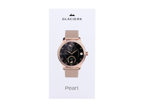 Neuer Smartwatch GlacierX Pearl GX-P246 + zusätzliches Silikonarmband