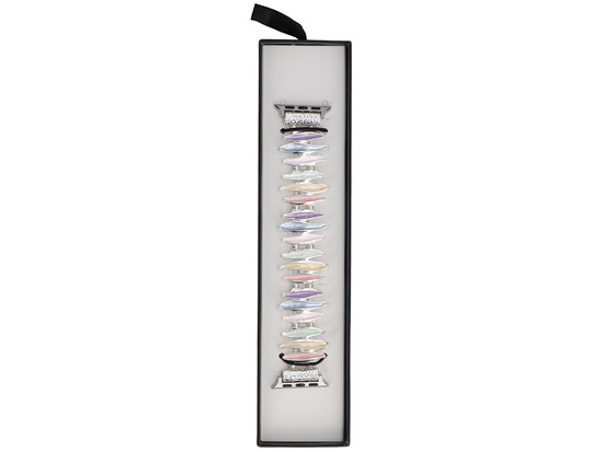 Bransoleta do smartwatcha GlacierX Gleam Floret Stretch Bracelet Sweet Candy do Apple Watch 38/40/41mm Pastelowa