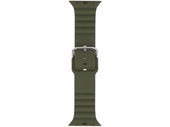 Pasek do smartwatcha GlacierX Silicone Grooved Dark Olive Green do Apple Watch 42/44/45/49mm Zielony