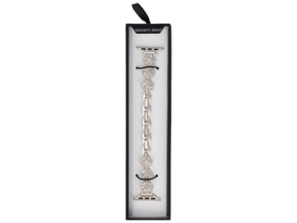 Bransoleta do smartwatcha GlacierX Zirconia Flower Chain Bracelet Cosmic Glow do Apple Watch 38/40/41mm