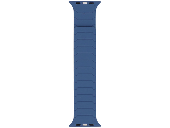 Neues Armband für die Smartwatch GlacierX Silicone Magnetic ExoStripe Kornblumenblau für Apple Watch 42/44/45/49mm Blau