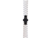 Neue Armband für die Smartwatch GlacierX Modern Bicolor Silber & Schwarz Silber + Schwarz 22mm