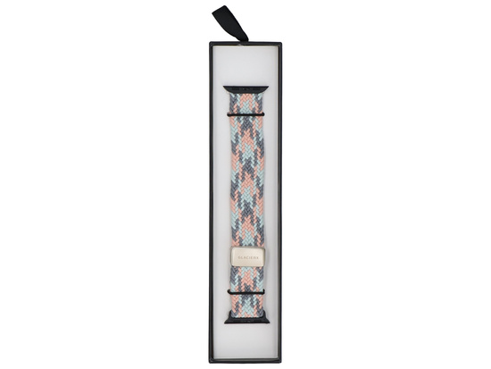 Neues Armband GlacierX Geflochtene Magnetische Schnalle Mint Candy für Apple Watch 38/40/41mm Mint-Rosa