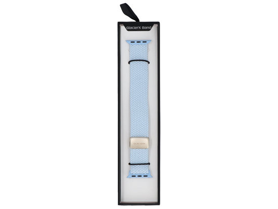 Pasek GlacierX Braided Magnetic Buckle Dreamy Blue do Apple Watch 38/40/41mm Błękitny