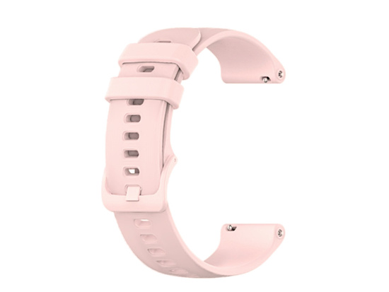 Neues Armband für die Smartwatch GlacierX Silicone Classic Monochromatic Rose Puderrosa 20mm