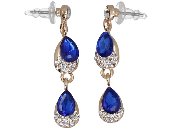 Schmuckset Märchenhaft Blau Halskette + Ohrringe