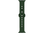 Pasek do smartwatcha GlacierX Silicone Wave Dark Grass Green do Apple Watch 38/40/41mm Zielony