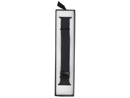 Pasek GlacierX Braided Magnetic Buckle Black Graphite do Apple Watch 42/44/45/49mm Czarny Grafit