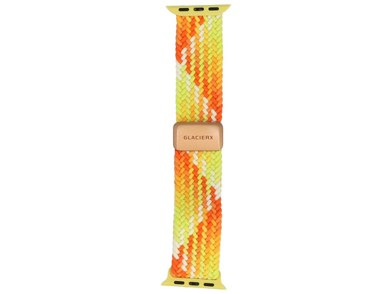 Pasek GlacierX Braided Magnetic Buckle Citrus Candy do Apple Watch 38/40/41mm Cytrusowy