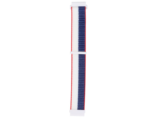 Pasek do smartwatcha GlacierX Grip Strap Nylon Ocean Mist Atramentowo-biały 22mm