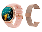 Neuer Smartwatch GlacierX Aura Rose Gold + Mesh-Armband GX-AR60 BM