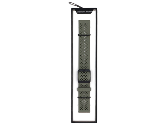 Pasek do smartwatcha GlacierX Silicone Air Dot Ashwood Green 22mm