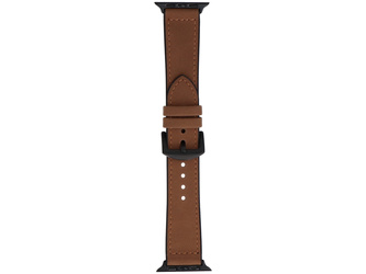 Pasek do smartwatcha GlacierX Vintage Leather Hazelnut Brown do Apple Watch 42/44/45/49mm Brązowy
