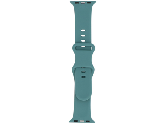 Pasek do smartwatcha GlacierX Silicone Textured Clover Green do Apple Watch 38/40/41mm Zielony