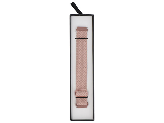 Pasek do smartwatcha GlacierX Slide Strap Nylon Dusty Pink 20mm Pudrowy Róż