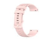 Neues Armband für die Smartwatch GlacierX Silicone Classic Monochromatic Rose Puderrosa 20mm